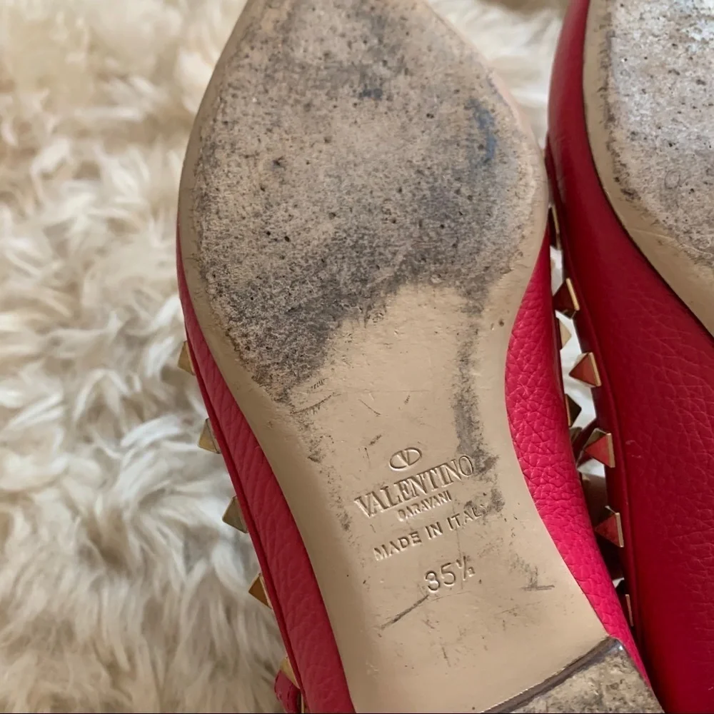 Valentino Rockstud Cage Flats